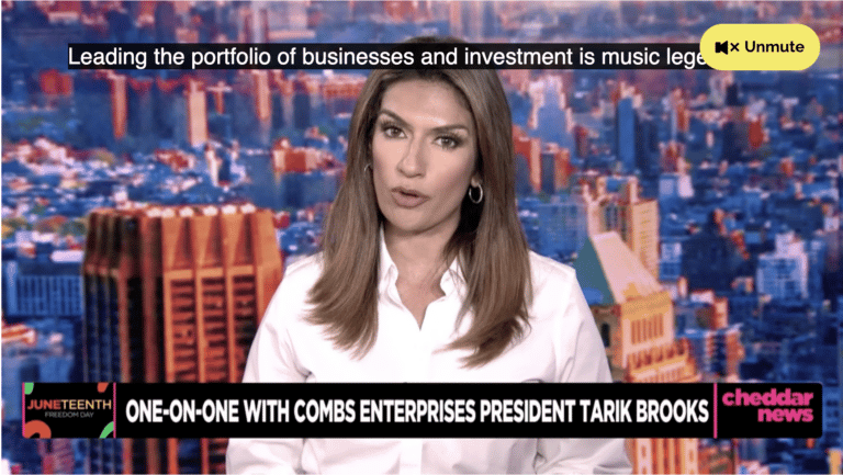 Combs Enterprises’ Tarik Brooks on Empowering Businesses and What Juneteenth Means to Him